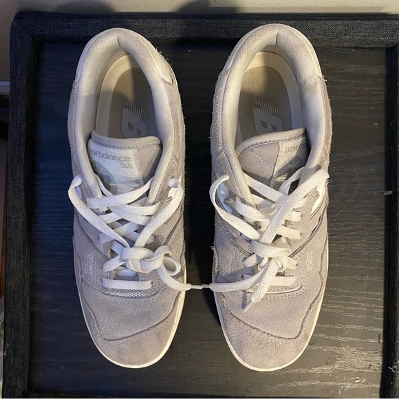Gray New balance 550 suede shoes - Picture 3 of 5